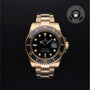 Rolex Certified Pre-owned Submariner M116618LN-0001 front on black background