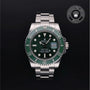 Rolex Certified Pre-owned Submariner M116610LV-0002 front on black background