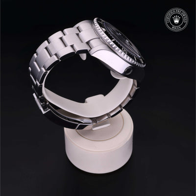 Rolex Certified Pre-owned Sea-Dweller M126660-0001 front on black background