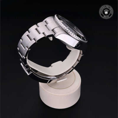 Rolex Certified Pre-owned Sea-Dweller M126660-0001 front on black background