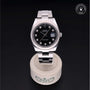 Rolex Certified Pre-owned Datejust M126334-0011 front on black background