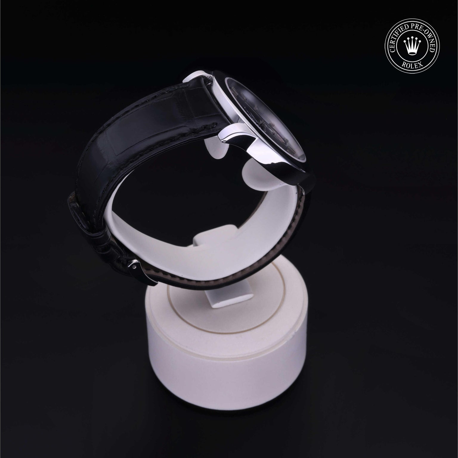 Rolex Certified Pre-owned Cellini M5241/6-0007 front on black background