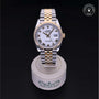 Rolex Certified Pre-owned Datejust M126233-0029 front on black background
