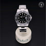 Rolex Certified Pre-owned GMT M116710LN-0001 front on black background