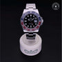 Rolex Certified Pre-owned GMT M126710BLRO-0002 front on black background