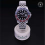 Rolex Certified Pre-owned GMT M126710BLRO-0001 front on black background