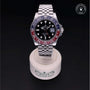 Rolex Certified Pre-owned GMT M126710BLRO-0001 front on black background