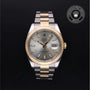 Rolex Certified Pre-owned Datejust M126333-0001 front on black background