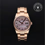 Rolex Certified Pre-owned Day-date M118205-0044 front on black background