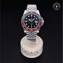 Rolex Certified Pre-owned GMT II M126710BLRO-0001 front on black background