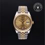 Rolex Certified Pre-owned Datejust M126333-0010 front on black background