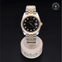 Rolex Certified Pre-owned Datejust M126333-0006 front on black background