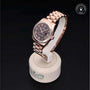 Rolex Certified Pre-owned Lady Datejust M178275F-0031 front on black background