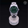 Rolex Certified Pre-owned Oyster Perpetual M124300-0005 front on black background