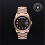 Rolex Certified Pre-owned Day-date M128235-0037 front on black background