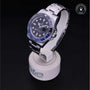 Rolex Certified Pre-owned GMT M116710BLNR-0002 front on black background