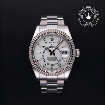 Rolex Certified Pre-owned Sea-Dweller M326934-0001 front on black background