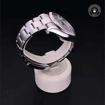 Rolex Certified Pre-owned Sea-Dweller M326934-0001 front on black background