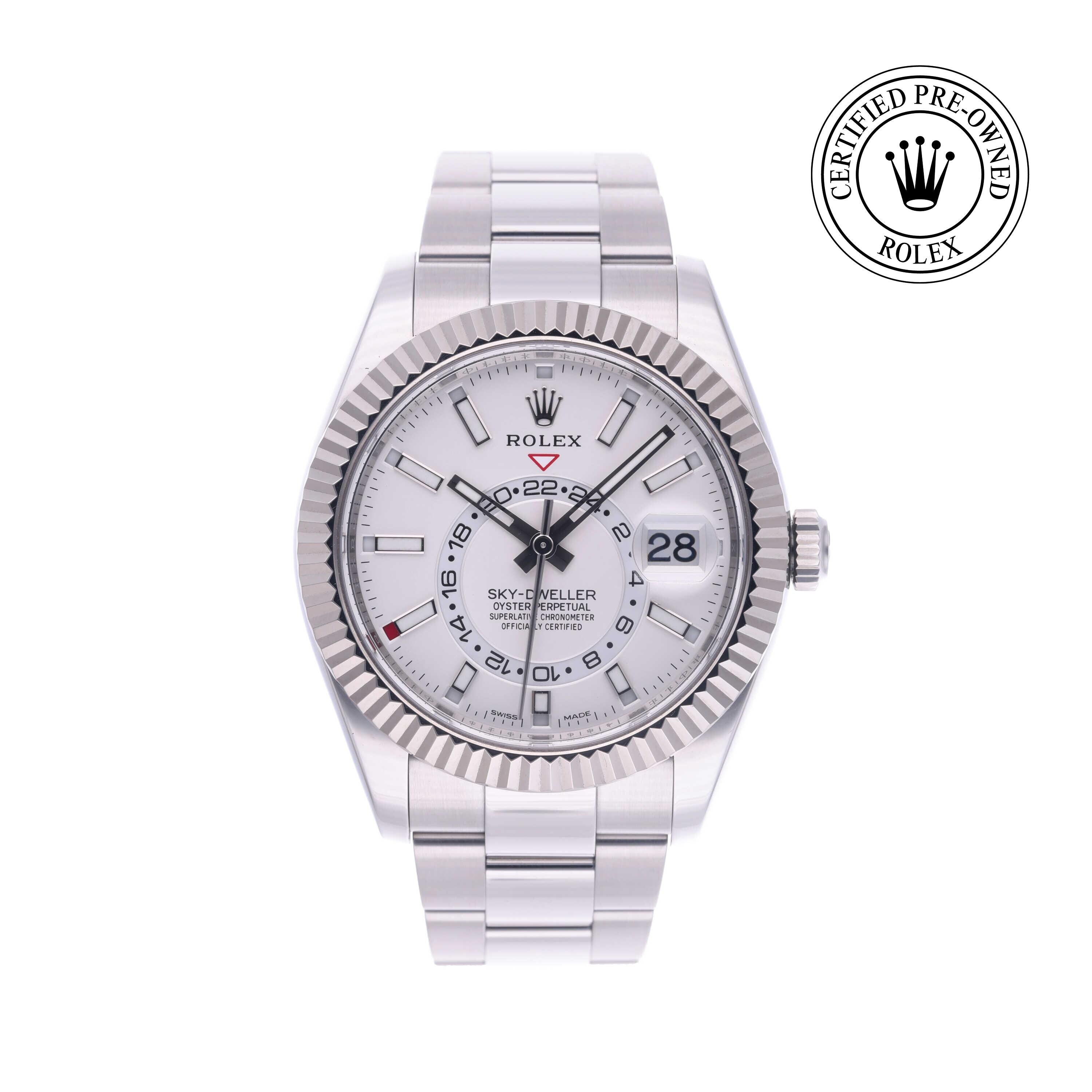 Rolex Certified Pre-owned Sea-Dweller M326934-0001 front on white background