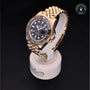 Rolex Certified Pre-owned GMT M126718GRNR-0001 front on black background