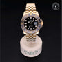 Rolex Certified Pre-owned GMT II M126718GRNR-0001 front on black background