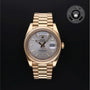 Rolex Certified Pre-owned Day-date M228238-0008 front on black background