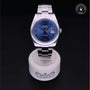 Rolex Certified Pre-owned Datejust M126300-0017 front on black background