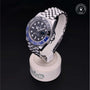 Rolex Certified Pre-owned GMT II M126710BLNR-0002 front on black background