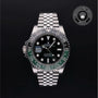 Rolex Certified Pre-owned GMT II M126720VTNR-0002 front on black background