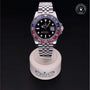 Rolex Certified Pre-owned GMT M126710BLRO-0001 front on black background
