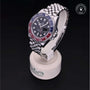 Rolex Certified Pre-owned GMT M126710BLRO-0001 front on black background