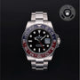 Rolex Certified Pre-owned GMT M126710BLRO-0002 front on black background