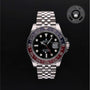 Rolex Certified Pre-owned GMT M126710BLRO-0001 front on black background