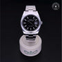 Rolex Certified Pre-owned Datejust M126300-0011 front on black background