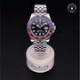 Rolex Certified Pre-owned GMT M126710BLRO-0001 front on black background