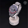 Rolex Certified Pre-owned GMT M126710BLRO-0001 front on black background