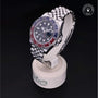 Rolex Certified Pre-owned GMT M126710BLRO-0001 front on black background