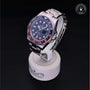 Rolex Certified Pre-owned GMT M126719BLRO-0003 front on black background