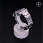 Rolex Certified Pre-owned GMT M126719BLRO-0003 front on black background