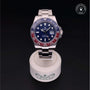 Rolex Certified Pre-owned GMT M126719BLRO-0003 front on black background