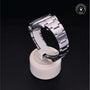 Rolex Certified Pre-owned Oyster Perpetual M114300-0001 front on black background