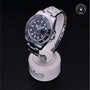 Rolex Certified Pre-owned GMT M116710LN-0001 front on black background