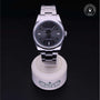 Rolex Certified Pre-owned Oyster Perpetual M114300-0001 front on black background