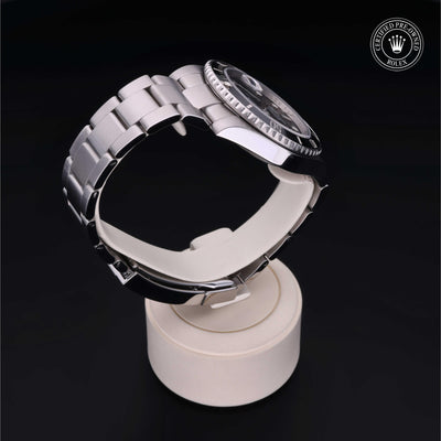 Rolex CPO Submariner M116610LN front on white background