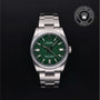Rolex Certified Pre-owned Oyster Perpetual M126000-0005 front on black background