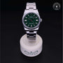 Rolex Certified Pre-owned Oyster Perpetual M126000-0005 front on black background