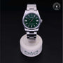 Rolex Certified Pre-owned Oyster Perpetual M126000-0005 front on black background