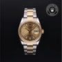 Rolex Certified Pre-owned Datejust M126233-0016 front on black background