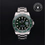 Rolex Certified Pre-owned Submariner M116610LV-0002 front on black background