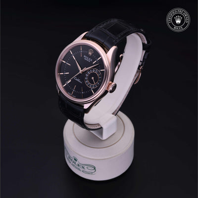 Rolex Certified Pre-owned Cellini M50515-0002 front on black background